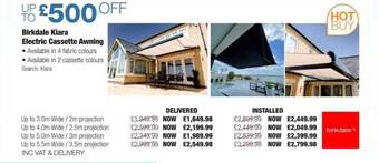 Costco Birkdale kiara electric cassette awning offer