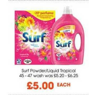 Centra Surf Powder Liquid Tropical offer