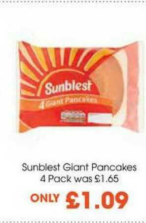 Centra Sunblest Giant Pancakes offer