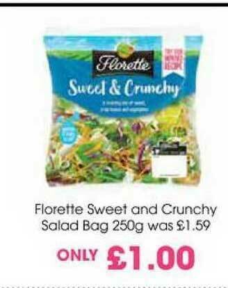 Florette Sweet And Crunchy Salad Bag