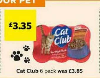 SuperValu Cat Club offer
