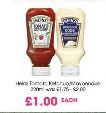 Centra Heinz Tomato Ketchup Mayonnaise offer