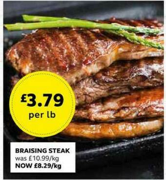 SuperValu Braising Steak offer