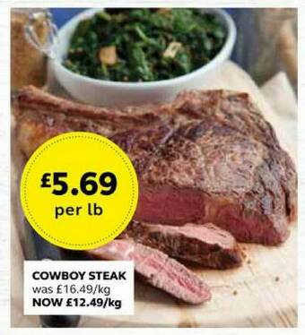 SuperValu Cowboy Steak offer