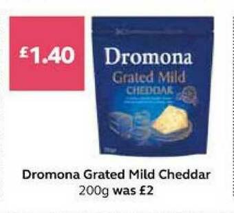 SuperValu Dromona Grated Mild Cheddar offer
