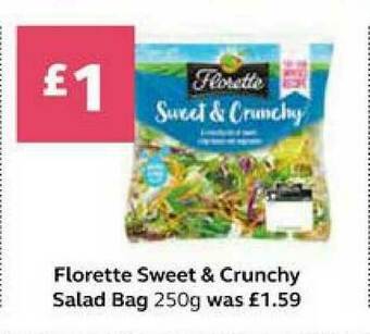 SuperValu Florette Sweet & Crunchy Salad Bag offer