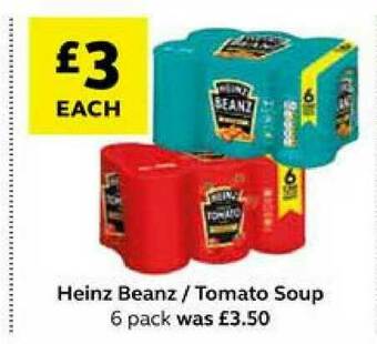 SuperValu Heinz Beanz Tomato Soup offer