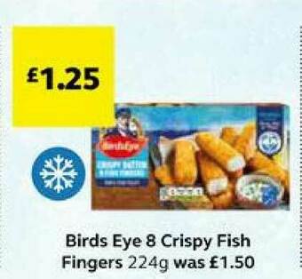 SuperValu Birds Eye 8 Crispy Fish Fingers offer