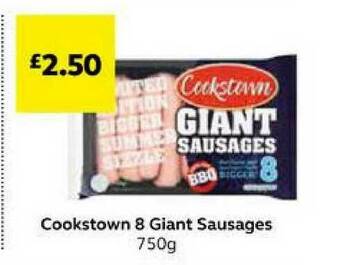 SuperValu Cookstown 8 Giant Sausages offer