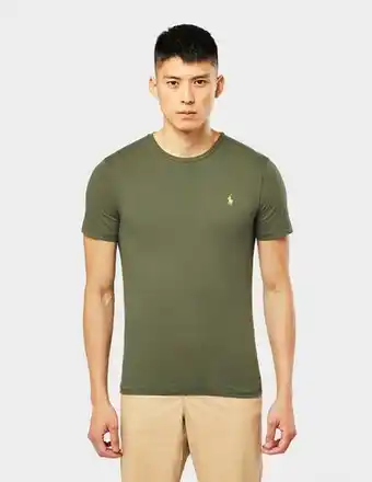 Giulio Ralph lauren polo men's logo-embroidered slim t-shirt offer