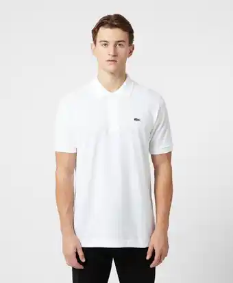 Scotts Lacoste men's l1212 polo shirt - white/white, white/white offer