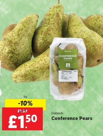 Lidl Conference Pears 1kg offer