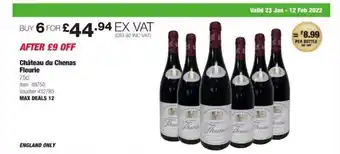 Costco Château du chenas fleurie offer