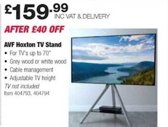 Costco Avf hoxton tv stand offer
