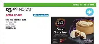 Costco Cafe asia duck bao buns offer