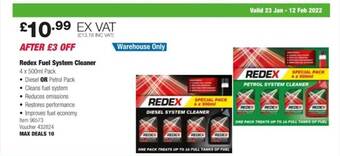 Costco Redex fuel system cleaner offer