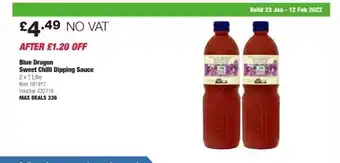 Costco Blue dragon sweet chilli dipping sauce offer