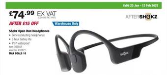 Costco Shokz open run headphones offer