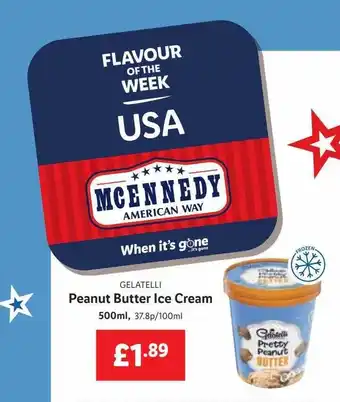 Lidl Gelatelli peanut butter ice cream offer