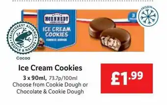 Lidl Ice cream cookies offer