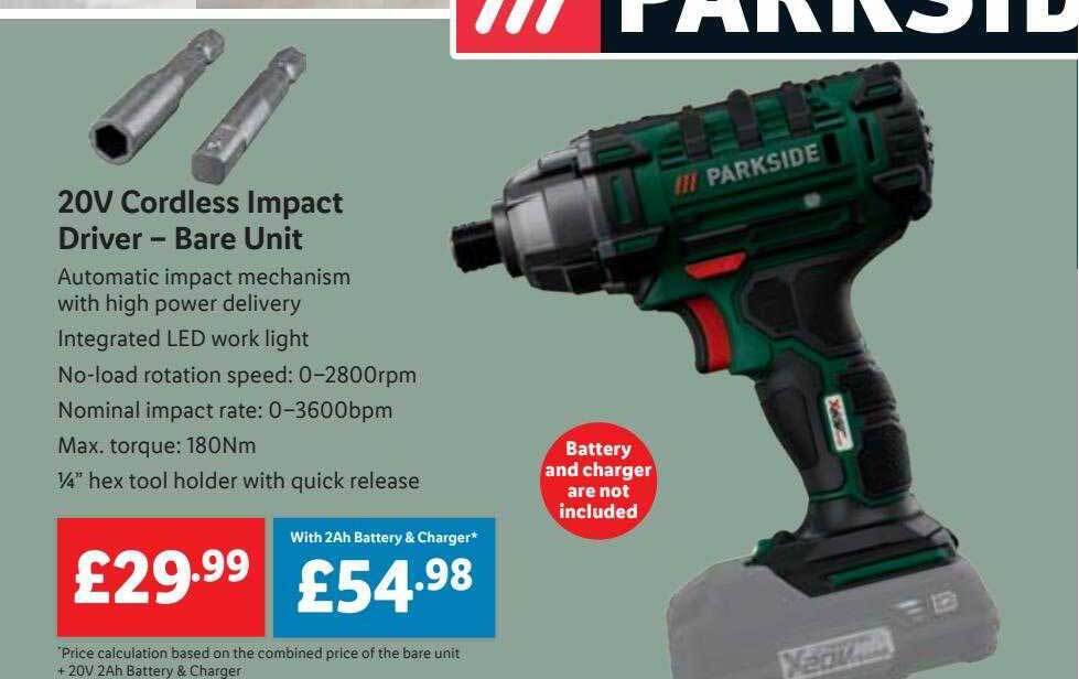 Lidl discount impact driver