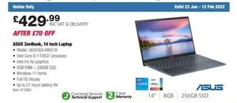 Costco Asus zenbook, 14 inch laptop offer