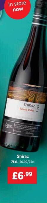 Lidl Shiraz offer