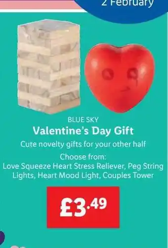 Lidl Valentine's day gift offer