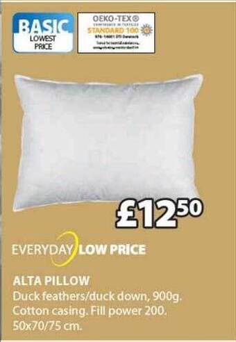 JYSK Alta pillow offer