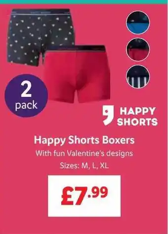 Lidl Happy shorts boxers offer