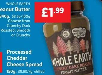 Lidl Whole earth peanut butter offer