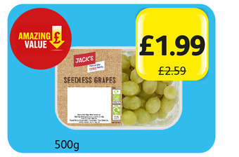 Londis Jack's seedless grapes offer