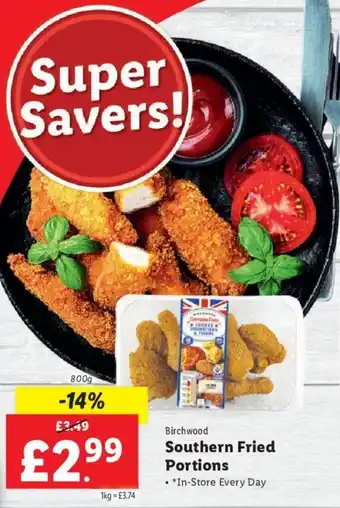 Lidl Birchwood Southern Fried Portions offer