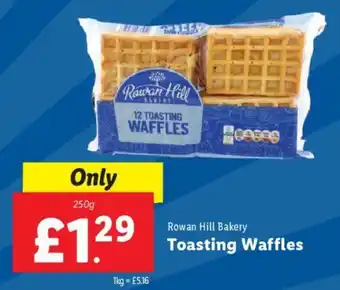 Lidl Rowan Hill Bakery Toasting Waffles 250g offer