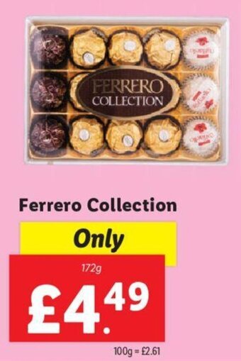 Lidl Ferrero Collection 172g offer