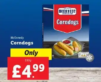 Lidl McEnnedy Corndogs 530g offer