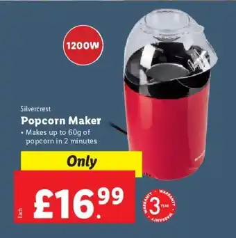 Lidl Popcorn Maker offer