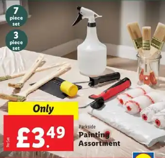 Lidl Parkside Painting Assortment offer