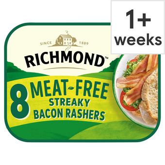 Tesco Richmond meat free 8 smoked rashers 150g offer