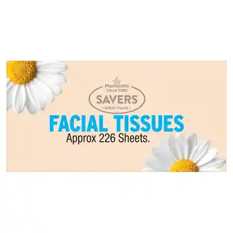 Morrisons Morrisons savers family size facial tissues offer