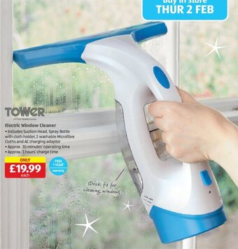 Aldi Electric Window Cleaner offer