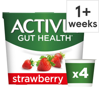 Tesco Activia strawberry yogurt 4x115g offer