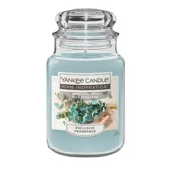 Tesco Yankee fresh eucalyptus candle 538g offer