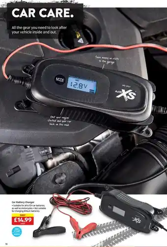 Aldi Car Battery Charger offer