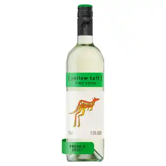 Asda Yellow tail pinot grigio offer