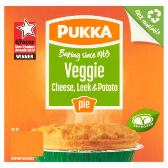 Asda Pukka veggie leek & potato pie offer