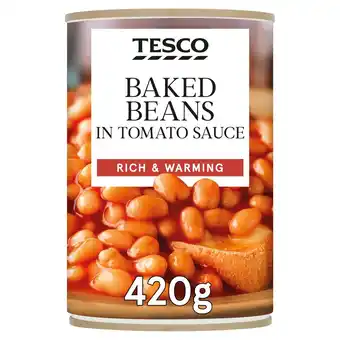 Tesco Tesco baked beans in tomato sauce 420g offer