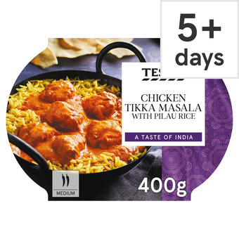 Tesco Tesco chicken tikka masala & pilau rice 400g offer