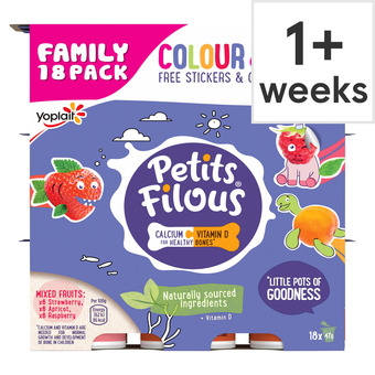 Tesco Petits filous variety fromage frais 18x47g offer