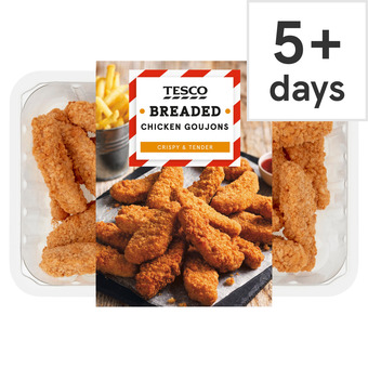 Tesco Tesco breaded chicken goujons 540g offer
